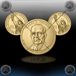 ZDA $1 (33th President) 2015 P + D "Harry S. Truman"